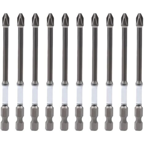 de 10 embouts de tournevis cruciformes en alliage d acier (1/5)