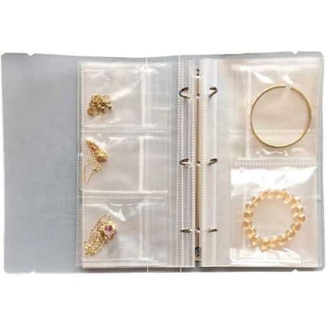 de rangement de bijoux avec 100 emplacements pour boucles d (1/5)