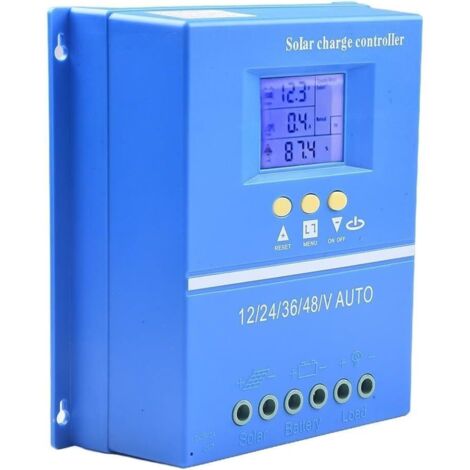Contr leur de charge solaire 12 V 24 V 36 V 48 V cran LCD (1/5)
