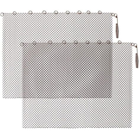 de 2 pare tincelles en maille pour chemin e 61 x 45 7 cm (1/5)