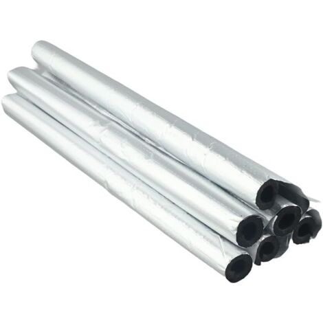 de 6 tubes d isolation en mousse avec couche de feuille d (1/5)