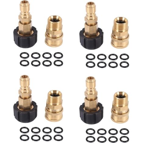 de 4 adaptateurs pour nettoyeur connecteur M22 14 mm raccord (1/5)