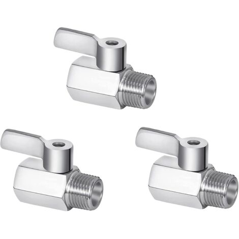 D Arr t de Pommeau de Douche Mini Vanne Boisseau Sph rique (1/5)