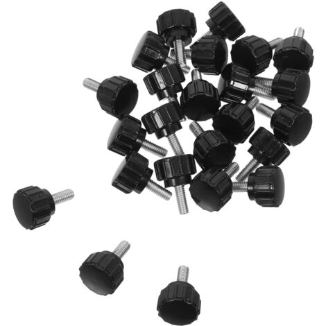 de 24 vis de serrage manuelles noires poign e ronde et (1/5)