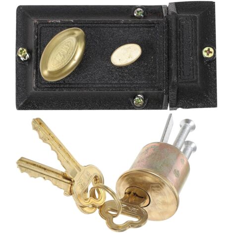 de Seguridad Vintage para Puertas Exteriores Doble Seguro (1/5)