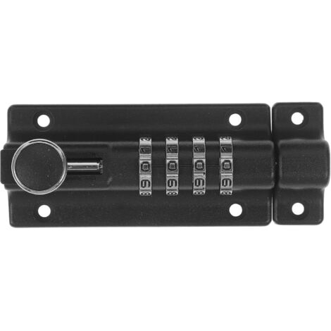 de Combinaci n para Puerta Corredera Negra Cerrojo de Barril (1/5)