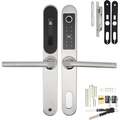 de Puerta Ajustable con Huella Digital Cerradura de Puerta (1/5)
