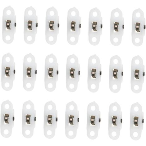 de 20 roulettes en nylon pour portes et fen tres (1/5)