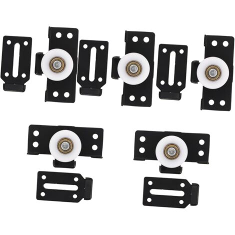 de 5 roulettes pour portes de placard coulissantes roues en (1/5)