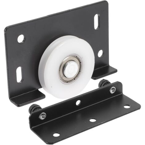 de 2 roulettes m talliques pour porte coulissante poulie (1/5)