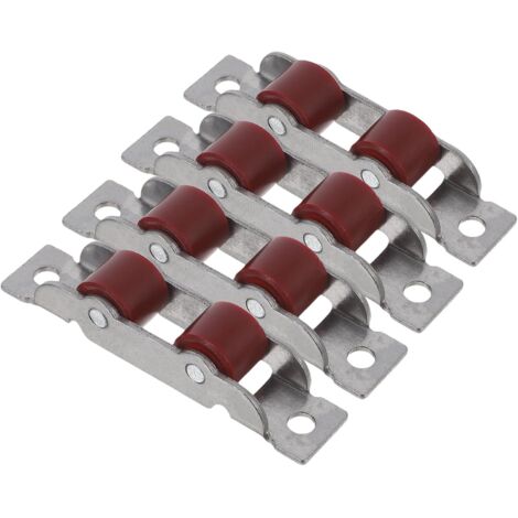 de 4 roulettes pour portes coulissantes rouleaux de rechange (1/5)