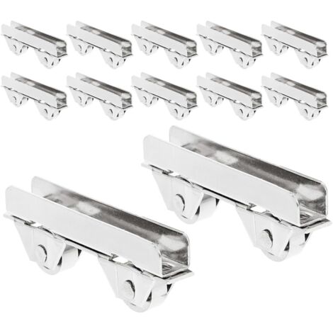 de 20 roulettes en acier inoxydable pour portes coulissantes (1/5)
