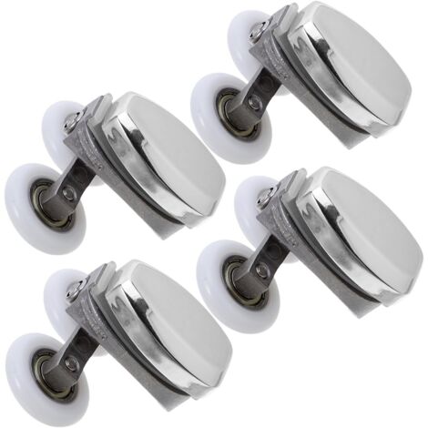 pour porte de douche coulissante en verre 25 mm 4 pi ces (1/5)