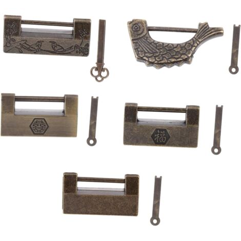 de 5 mini cadenas d coratifs r tro chinois pour bo tes (1/5)