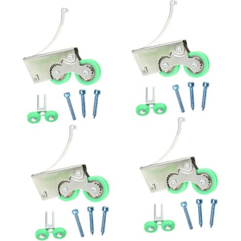 jeux de roulettes et poulies pour rails de portes (1/5)
