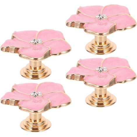 boutons d coratifs en alliage de zinc motif floral rose en (1/5)