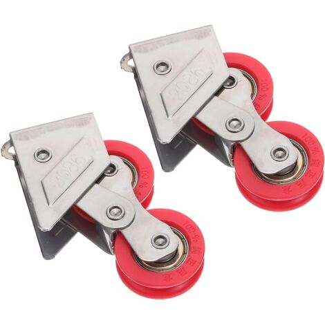 roulettes pour porte coulissante en verre poulie de fitness (1/5)
