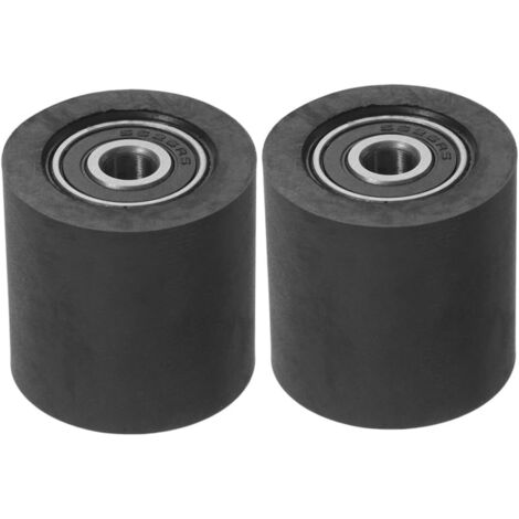 poulies roulement billes en polyur thane noir pour (1/5)