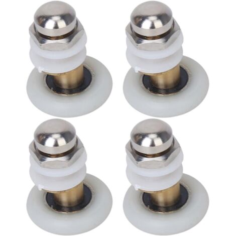 pour porte de douche incurv e lot de 4 poulies et rails de (1/5)