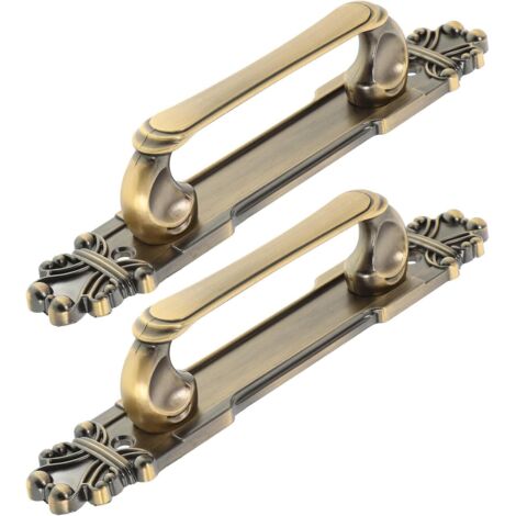 es de porte rustiques vintage en m tal lot de 2 poign es de (1/5)