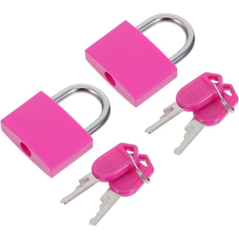 cadenas en alliage de zinc avec bo tier en plastique rose 33 (1/5)