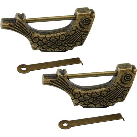 vintage en alliage chinois lot de 2 id al pour les bo tes en (1/5)