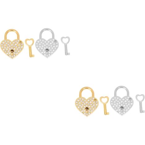 cadenas en forme de c ur et leurs cl s Petits cadenas en (1/5)