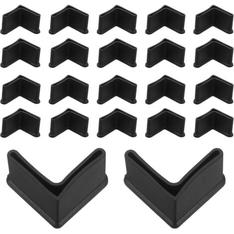 de pieds de meubles en plastique souple noir 35 mm lot de 20 (1/5)