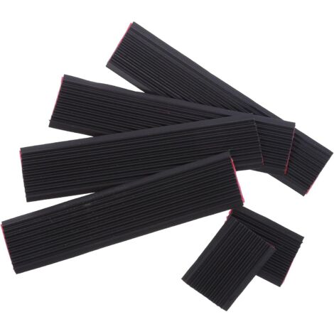 antid rapants en feutre noir pour pieds de chaise lot de 6 (1/5)