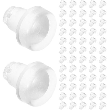 de 100 embouts de tuyaux en PVC transparent inserts ronds (1/5)