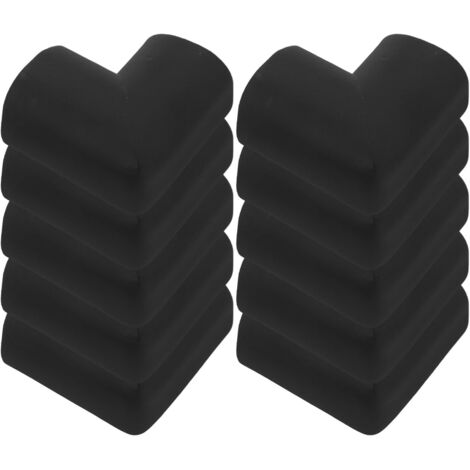 d angle pour meubles et tables 12 pi ces noires pare chocs (1/5)