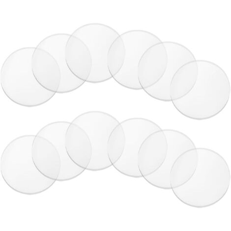 de meubles en caoutchouc transparent 12 ventouses en verre (1/5)