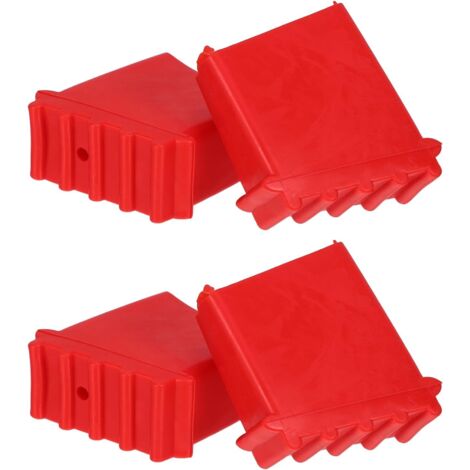 de protection rouges pour escabeau lot de 4 5 x 5 x 2 cm en (1/5)