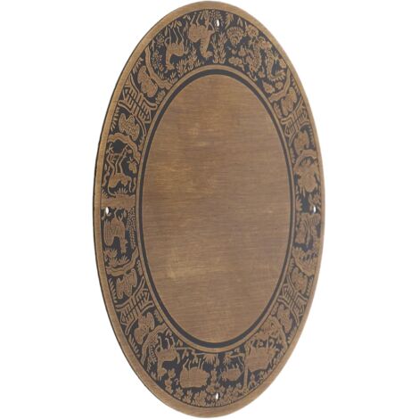 d corative en laiton avec motif pour meubles plaque de (1/5)
