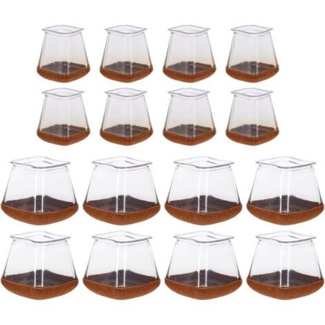 pour pieds de chaises et tabourets lot de 16 embouts carr s (1/5)