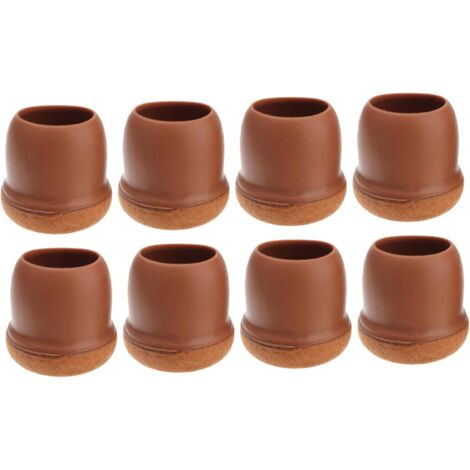 de 8 protections en feutre pour pieds de chaise protections (1/5)