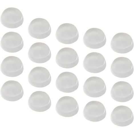 de 64 patins adh sifs transparents en silicone de 12 x 4 mm (1/5)