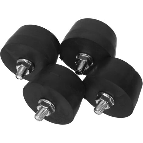 de 4 patins anti vibrations en caoutchouc noir pour la (1/5)