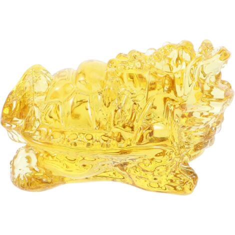 Feng Shui de tortue dragon en citrine jaune ornement fait (1/5)