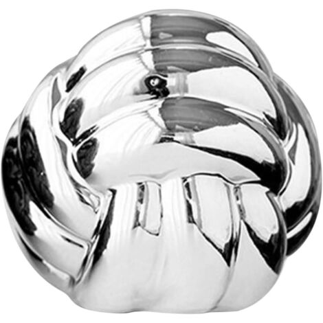 d corative en c ramique n ud de fil d argent pour la maison