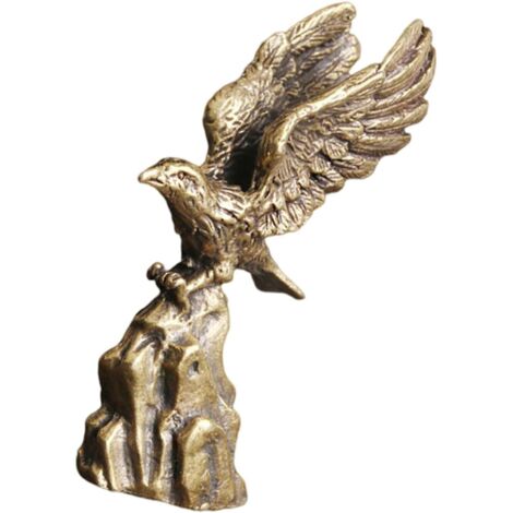 d aigle en laiton vintage sculpture r aliste design r tro (1/5)