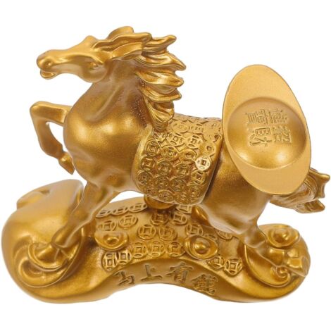 de cheval dor Feng Shui pour le Nouvel An chinois 2026 (1/5)