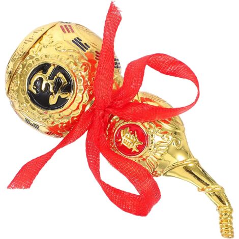 Feng Shui Wu Lou en alliage d or 9 cm porte bonheur et (1/5)