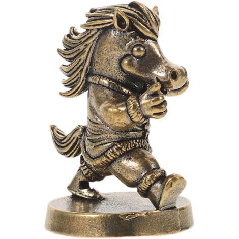 sculpture de cheval en laiton massif figurine d corative de (1/5)