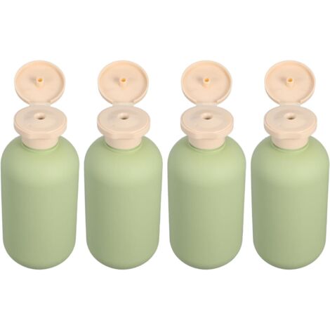 de 4 flacons rechargeables de lotion et shampoing de 200 ml (1/5)