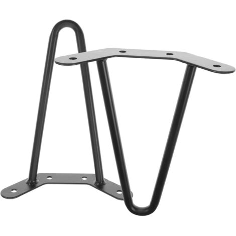 de 2 pieds de bureau en m tal fourche de 200 mm peinture (1/5)