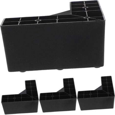 de canap et de lit en forme de L pieds en plastique noir de (1/5)