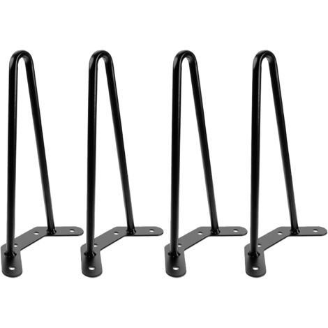 de bureau en m tal noir en forme d pingle cheveux 40 cm lot (1/5)