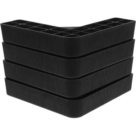 de meubles en plastique en forme de L lot de 4 pieds r