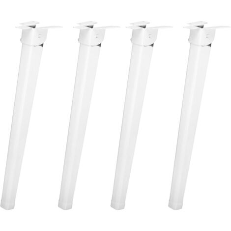 pieds de table pliables en m tal hauteur 28 cm support pour (1/5)